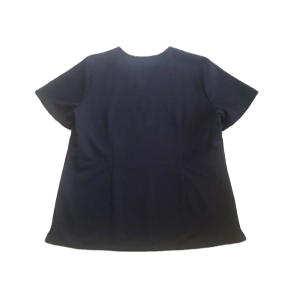 FIGS Black Catarina Scrub Top - Picture 9 of 11